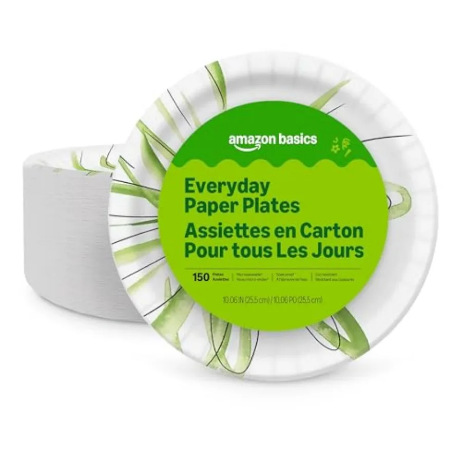Everyday Paper Plates, 10 Inch, Disposable, 1, Packaging May Vary