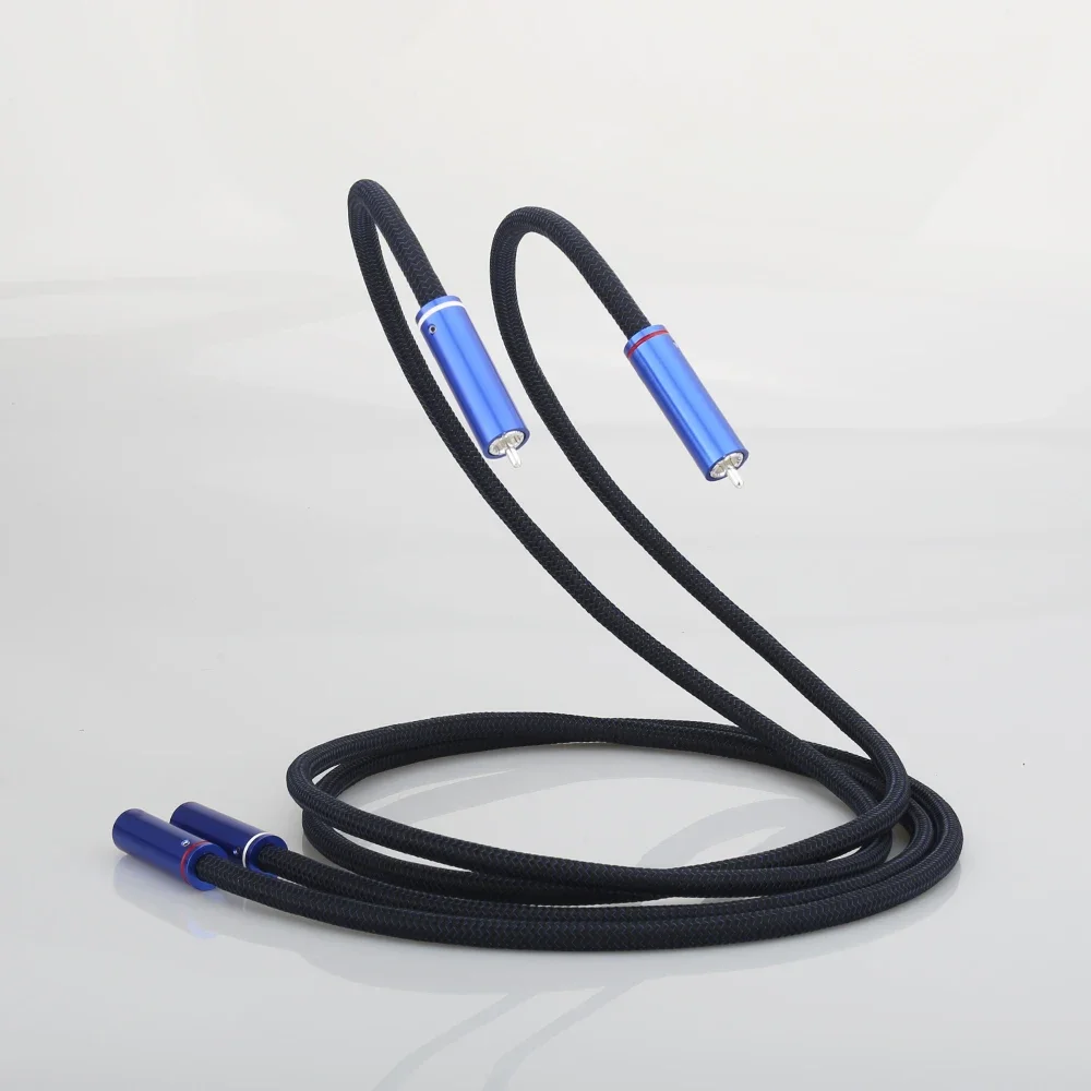 

Audiocrast Аудиофильский кабель RCA 2RCA «папа» на 2RCA «папа» HiFi-система Адаптер сабвуфера с диаметром 8 мм HIFI RCA-кабель