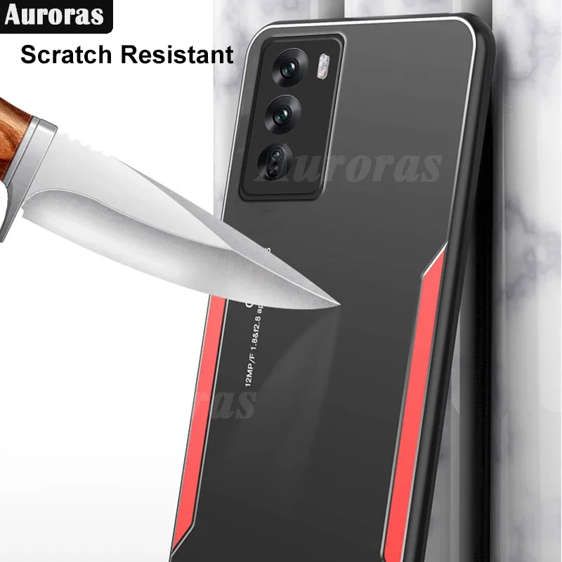 Skinlee für Oppo Reno 12 Pro 5g Gehäuse Aluminium Metall Stoßstange stoß feste Silikon abdeckung für Oppo Reno 12f 4g/5g Rücken gehäuse