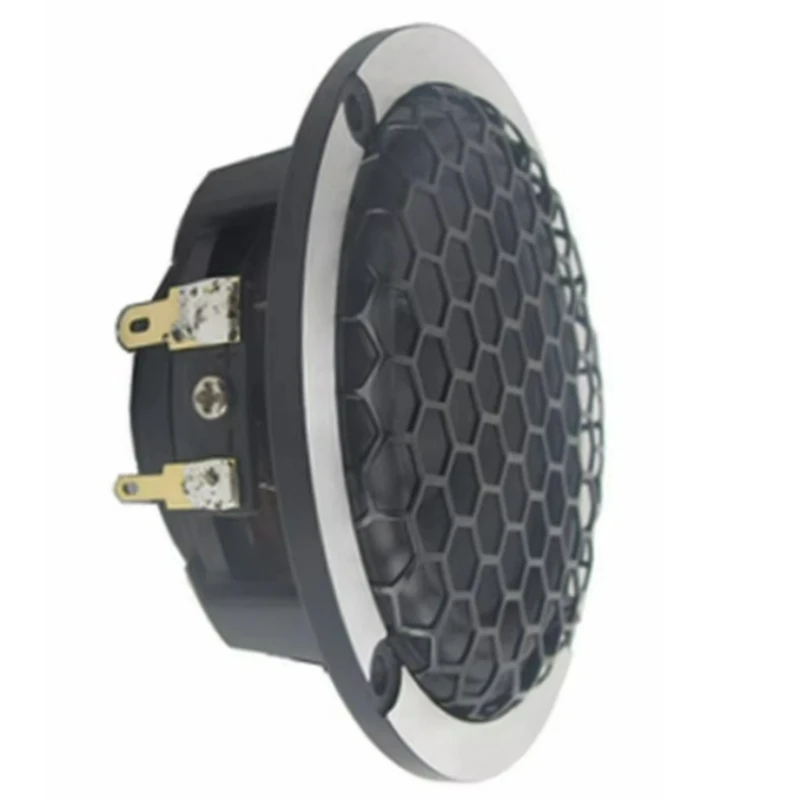 SOTAMIA 1 Buah Speaker Mobil Jangkauan Penuh 3 Inci 4/8 Ohm 15W Tempat Baskom Aluminium Kerucut Kertas Wol Speaker Jarak Menengah Mobil Jaring Heksagonal