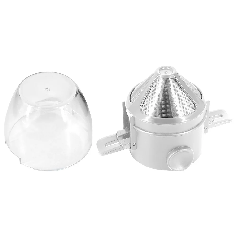 

1 set Stainless Steel Coffee Filter Cup Ultrafine Hand Brewing Dripper Home Office Travel Camping Easy Clean Fine Mesh Strainer
