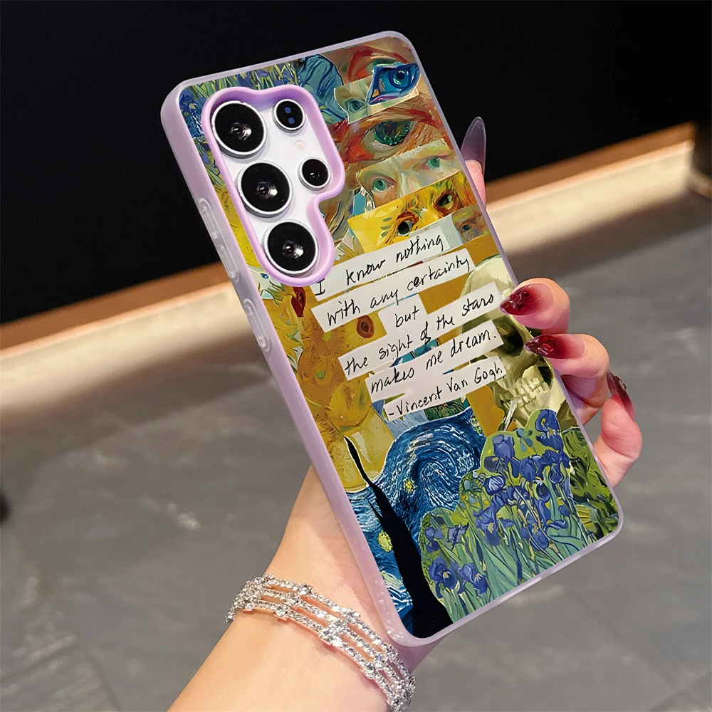 Für Samsung Galaxy A16 A15 A55 A35 A36 A56 S26 S25 S24 Ultra S23 S21 S22Plus Van Gogh Kunst-Kollage TPU Handyhülle Silikon-Cover – Detail 9