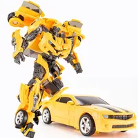 BMB TAIBA 21cm Transformation Toys Anime Yellow Bee H6001 YS-01C Alloy Big Robot Car Truck Model Action Figure Kids Boy Gift