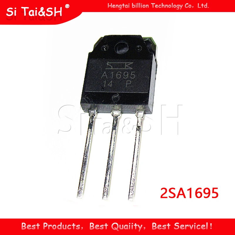 4PCS (2PCS=2SA1695 2PCS=2SC4468 )A1695  SC4468 TO-3P NPN  integrated circuit