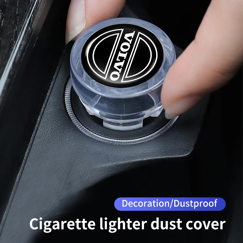 Car Cigarette Dustproof Cover Lighter Power Socket Adapter Protector For Volvo C30 C70 S80 S90 V60 V70 V90 XC40 XC60 XC70 XC90