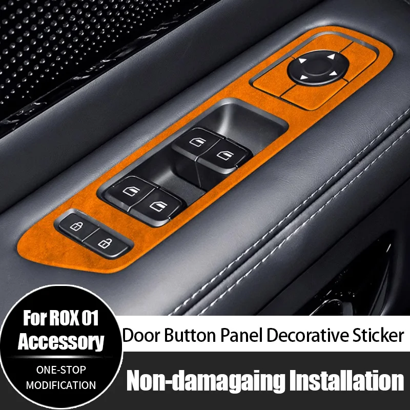 

Для Rox 01, дверная кнопка, декоративная наклейка, переключатель, декоративная наклейка, отделка кузова, аксессуары для обновления бездорожья