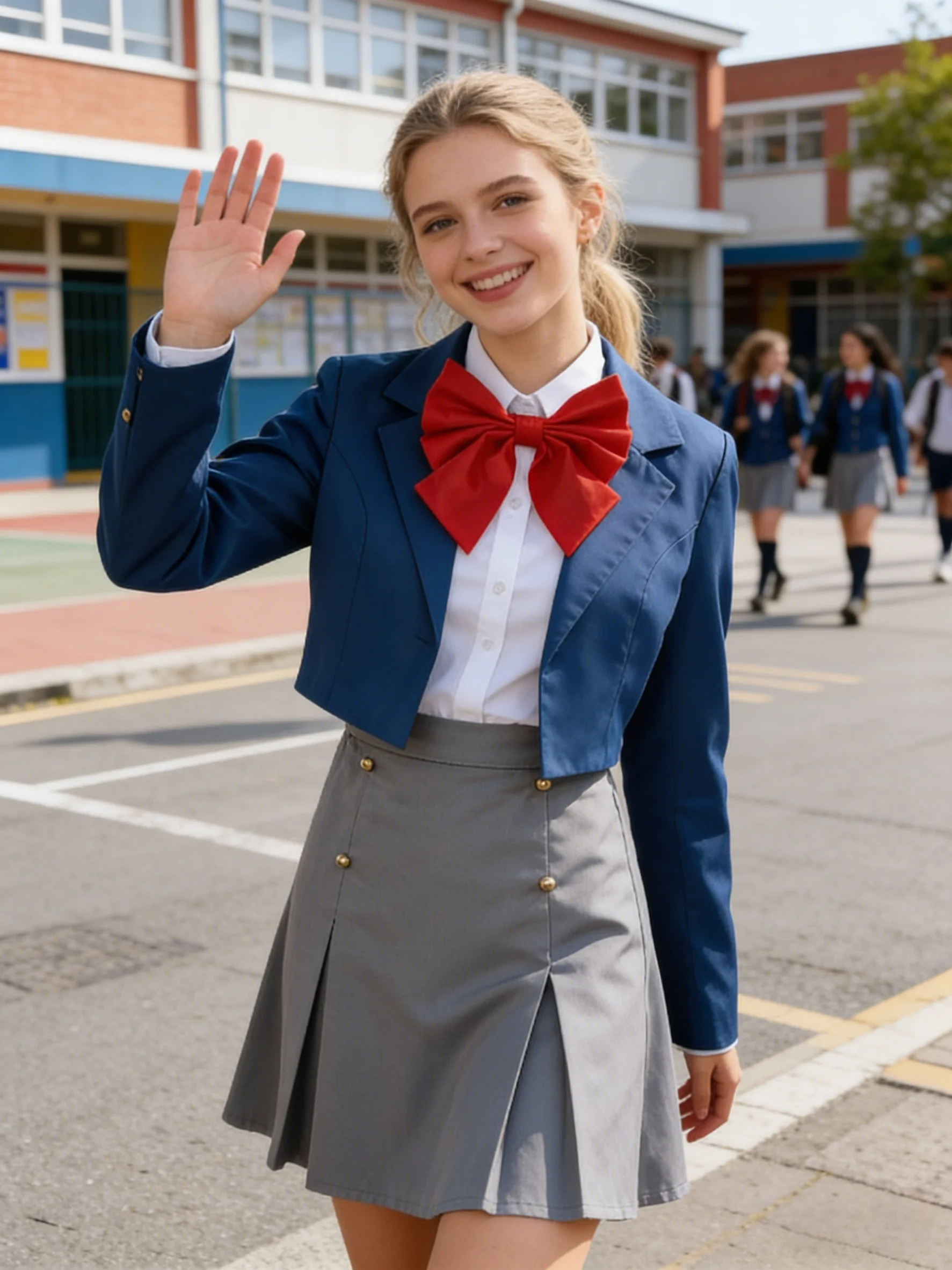 

Anime Gushing Over Magical Girls Akoya Matama Loco Mujica Cosplay Costume I Admire Magical Girls JK School Uniform