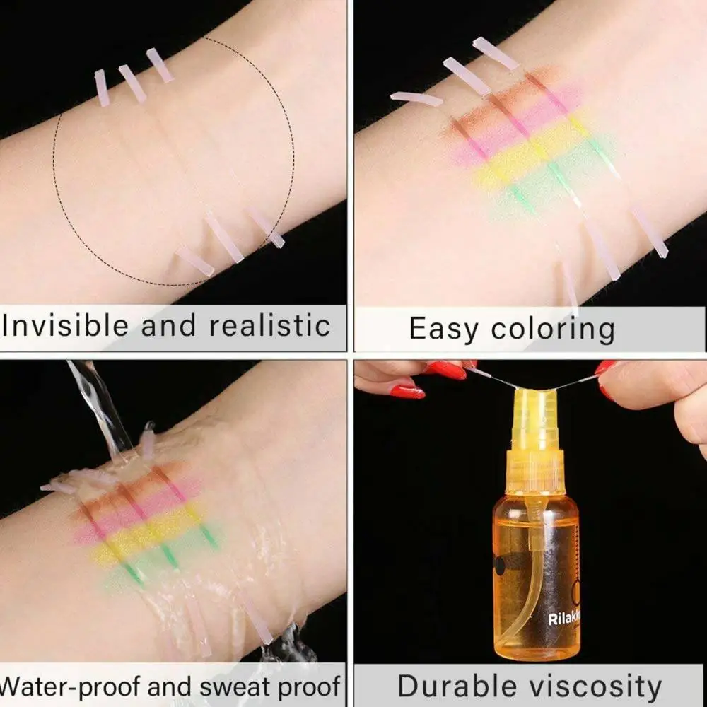Strisce adesive invisibili impermeabili Adesivi per palpebre bifacciali Occhi grandi Strumenti per il trucco con nastro per doppia palpebra