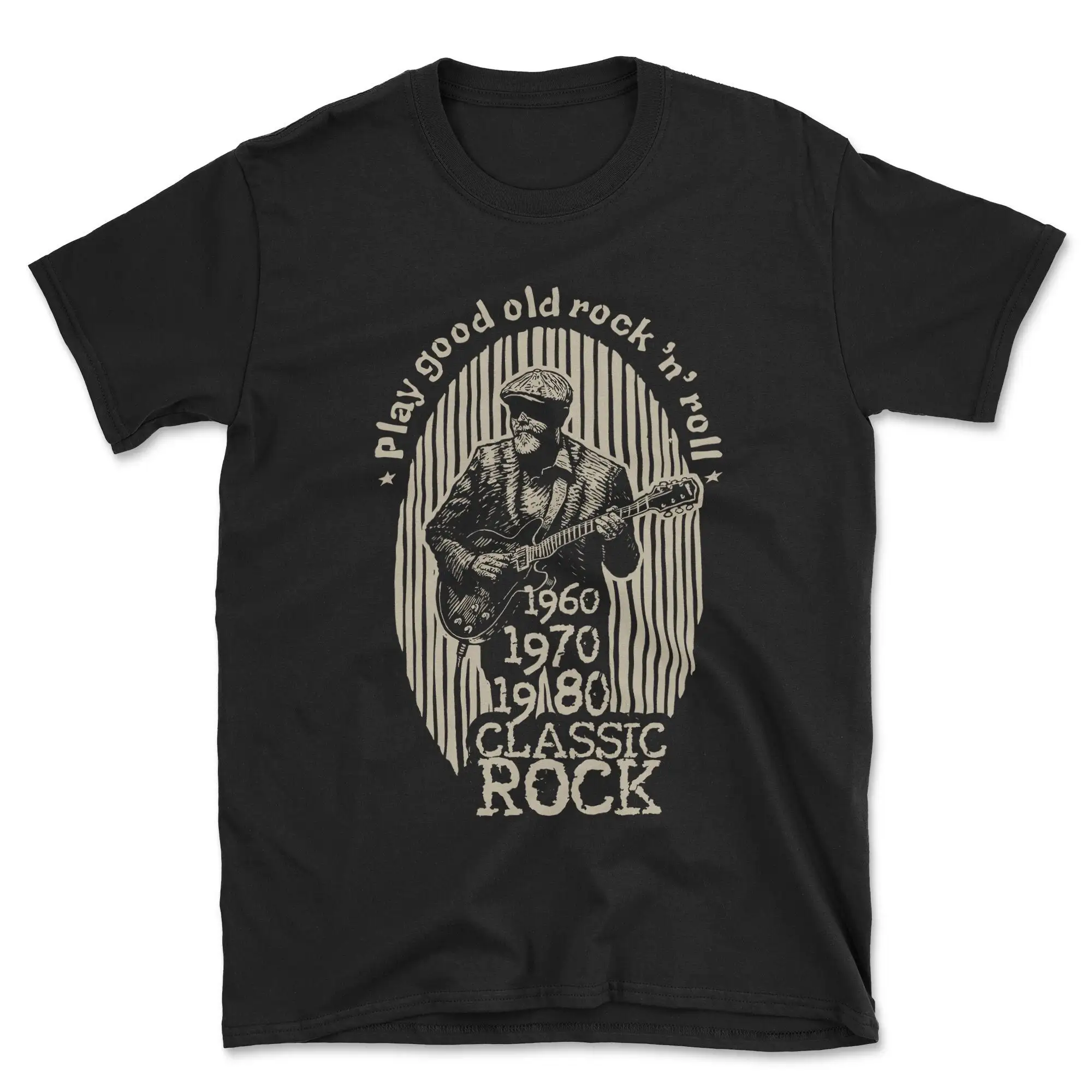 Guitarist T Shirt Guitar Music Classic Rock Lover for Musician Player