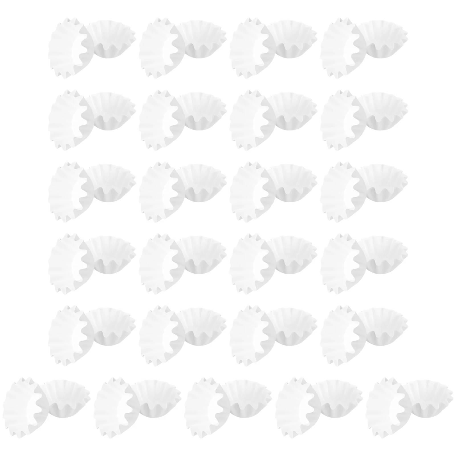 

100 Pcs Cake Paper Cups Elegant Style Flower Shaped Dessert Cupcake Liners Baking Holder Disposable Party Supplies