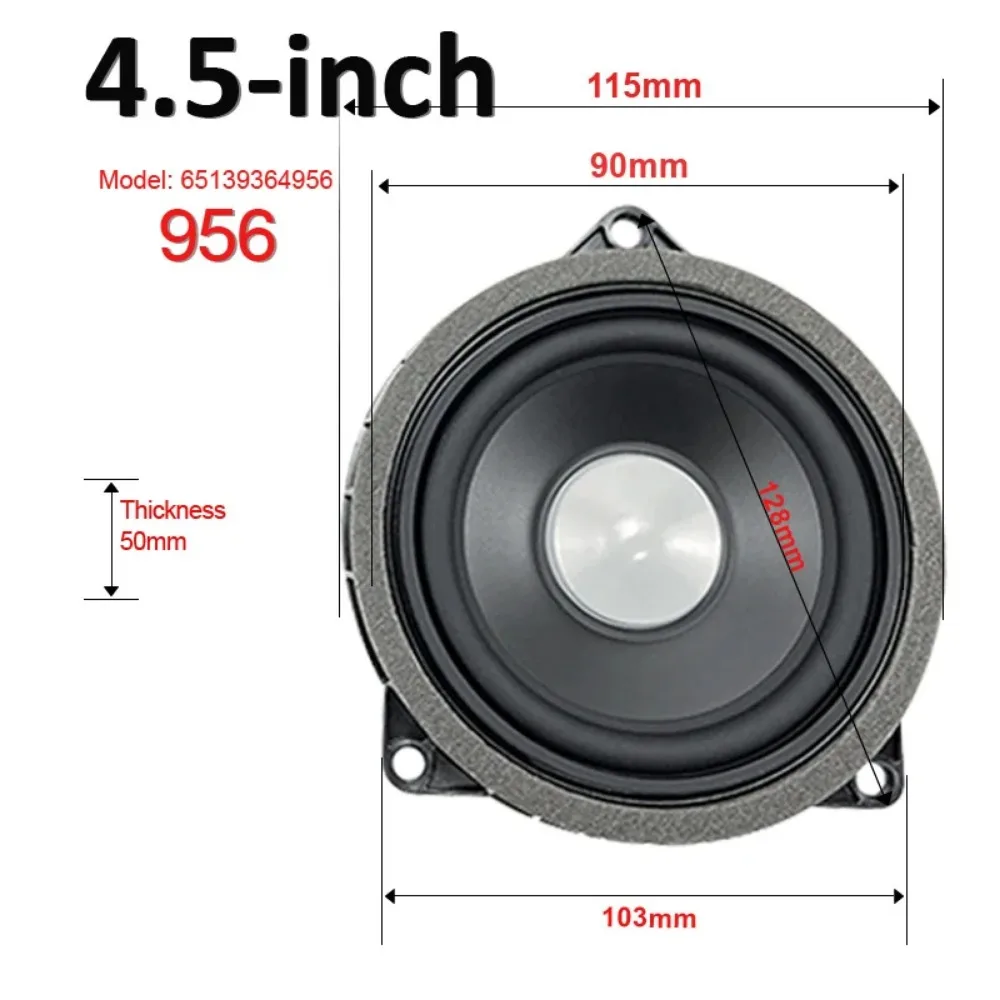 For BMW G20 G30 G01 F30 F48 F20 F34 3GT X1 X2 F23 1 PC 4.5 Inch Horn Midrange Door Speakers Loudspeaker Audio Sound Music Stereo