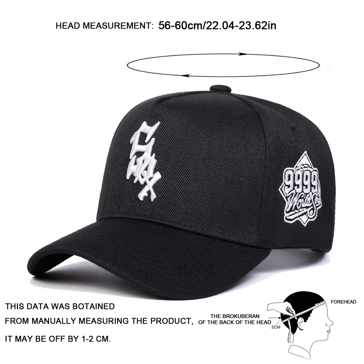 Unisex SOX 9999Letter Embroidery Baseball Caps Spring Autumn Outdoor Sunscreen Hat Adjustable Casual Trucker Hats - view 6