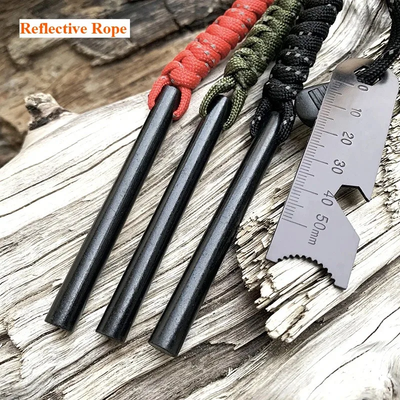 Acendedor de Fogo EDC 3 em 1 B - Magnesium Fire Starter avaliação e preço