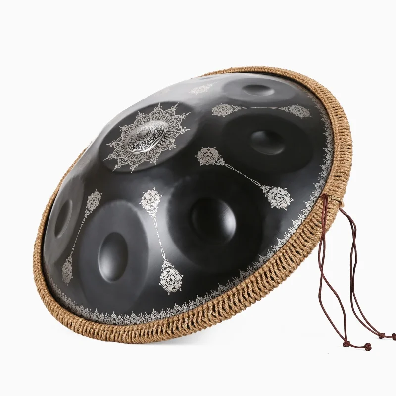 Customizable Pattern Tongue Drum Handpan Set D Minor 22 Inches with Soft bag 2 Handpan Mallets  1 Stand