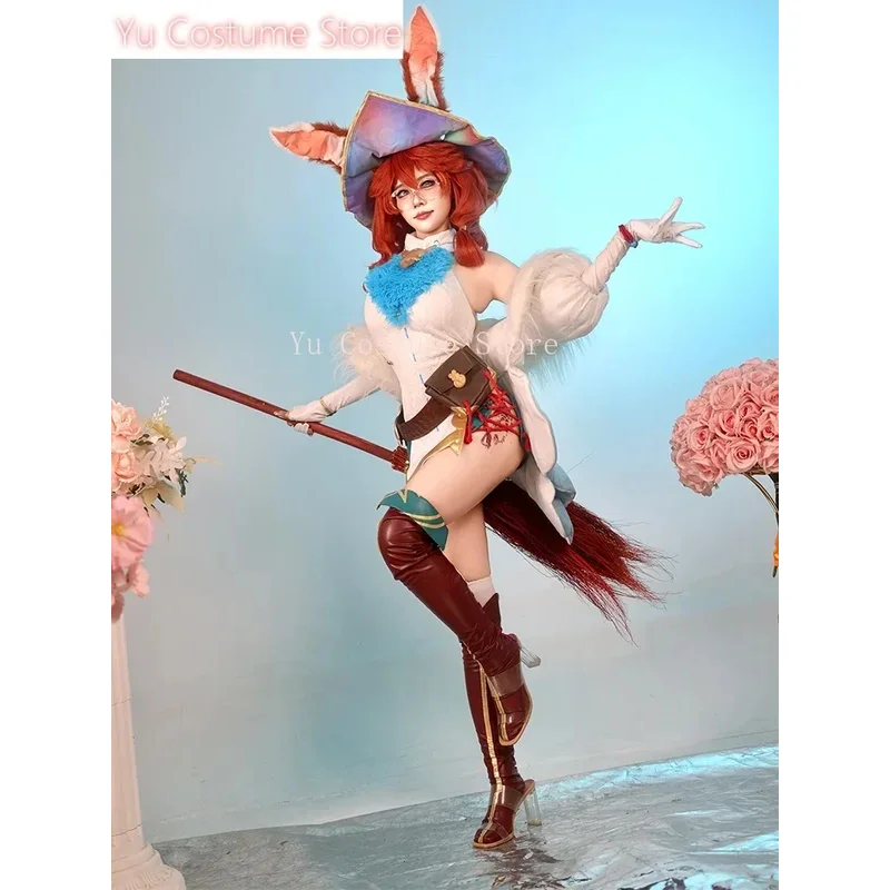유 코스프레 의상 게임 LOL 세계 사이의 마녀 오로라 할로윈 여성용 의상 모자 포함 챔피언 스킨5;c,8'z,6.k;