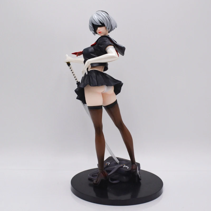 28cm NieR Automata Anime Figure YoRHa No.2 Type B Action Figure NieR YoRHa 2B Figurine Adult Sexy Collectible Model Doll Toy