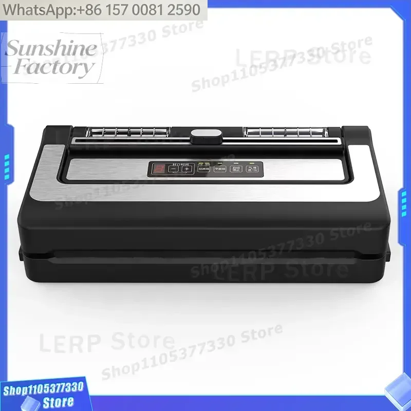ZEQUAN Automatic Large Vacuum Heat Shrink Sealing Machine 30CM Seal Width Electric Food Beverage Plastic Bags Pouches Easy