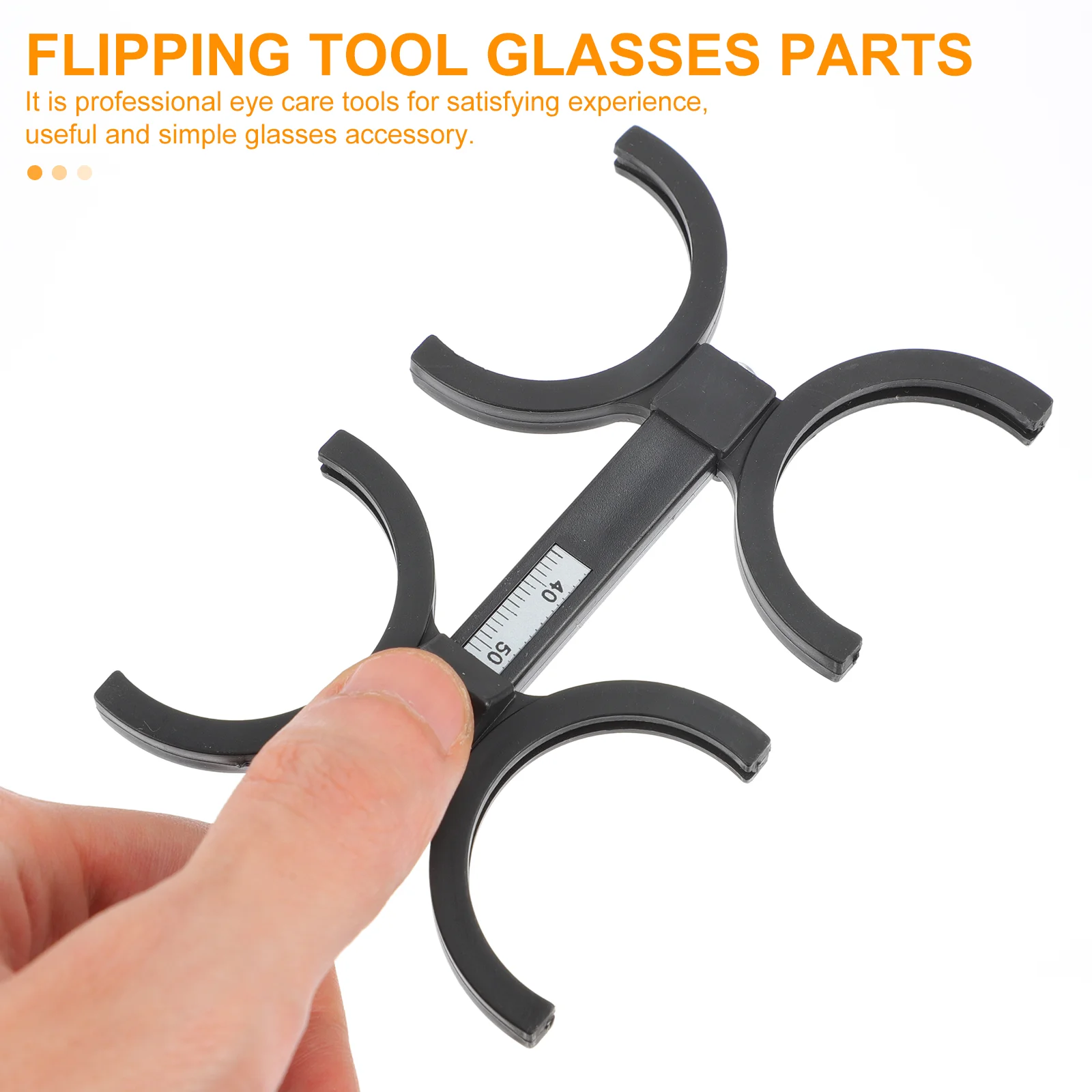 2 Pcs Flipping Tool Glasses Parts Accessories Adjustable Optometry Flipper Plastic Ophthalmic Jig Child