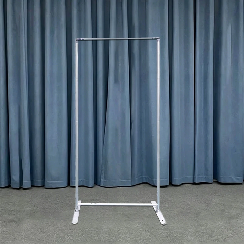 Aluminium Rectangular Display Stand for Family Parties, Double Sided Printing, Photo Booth Backdrop for Weddings, Baby Showers,