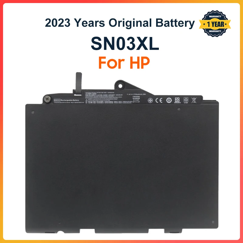 SN03XL Laptop Battery For HP EliteBook 820 725 G3 G4 Series 800514-001 800232-241 HSTNN-UB6T HSTNN-DB6V 11.4V 44WH