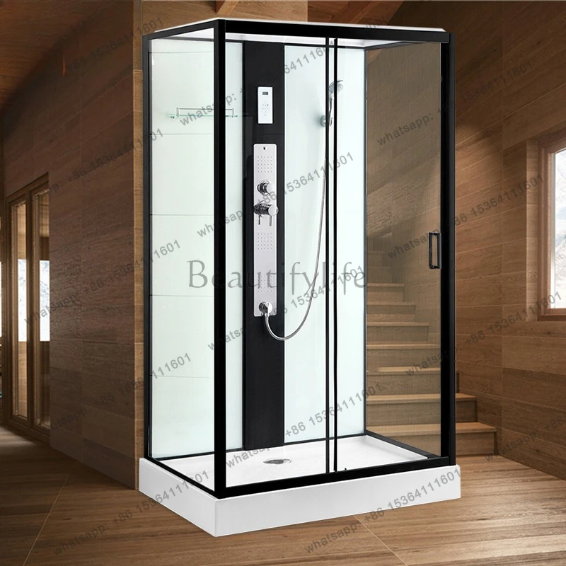 

Integral shower room Integrated dry and wet separation bathroom Shower room partition Household bath room Warm air rectangle