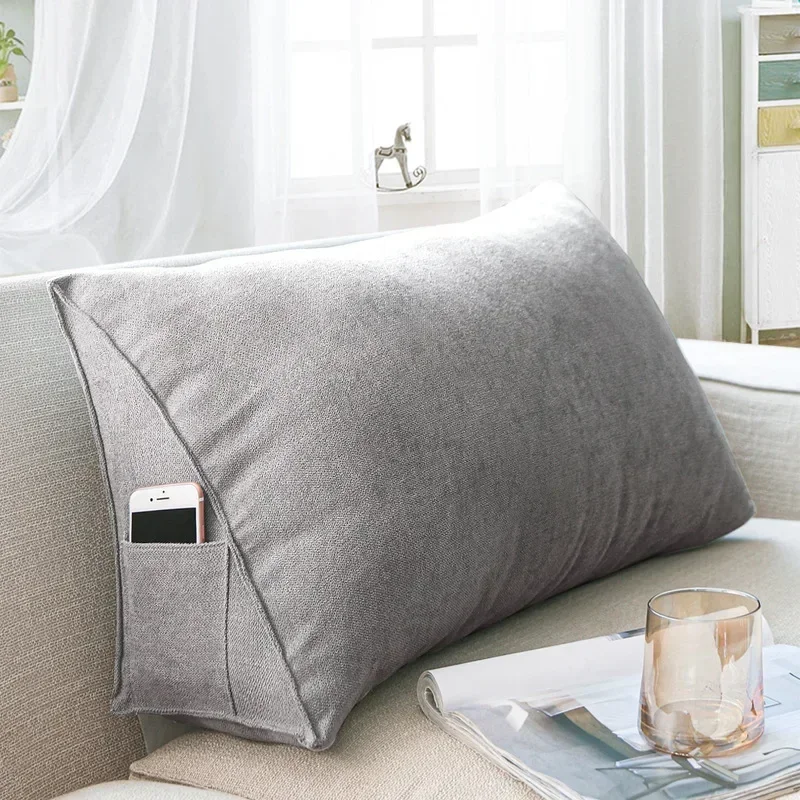 Triangular Cushion Pillow Large Back Living Room Rectangular Bedside Bed Lumbar Pillow Lumbar Cushion Bay Window