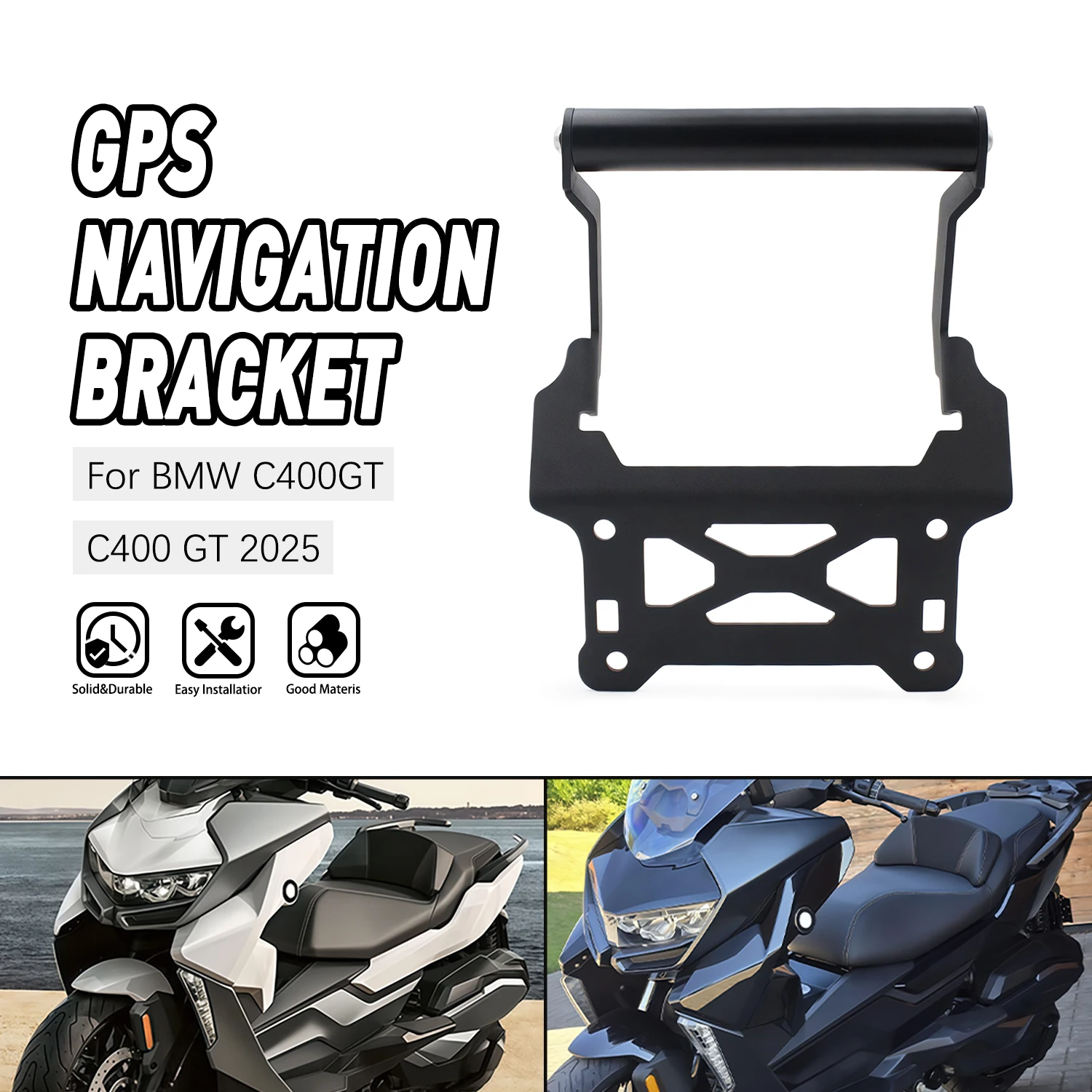 For BMW C400GT C 400GT 2025 Motorcycle Dash Stabilizer Anti Vibration Bracket Cellphone GPS Navigation Bracket Accessories