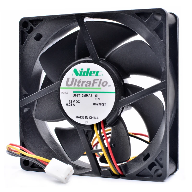 Brand new original 9cm 9025 92mm fan 92x92x25mm 12V 0.08A support speed monitoring ultra quiet computer CPU cooling fan