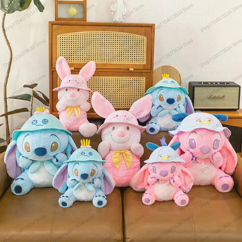 

Kawaii Disney Stuffed Doll Stich Plush Toy of Stitch Backpack Traveler Series Cute Anime Stuffed Doll for Adult Kids Birthday