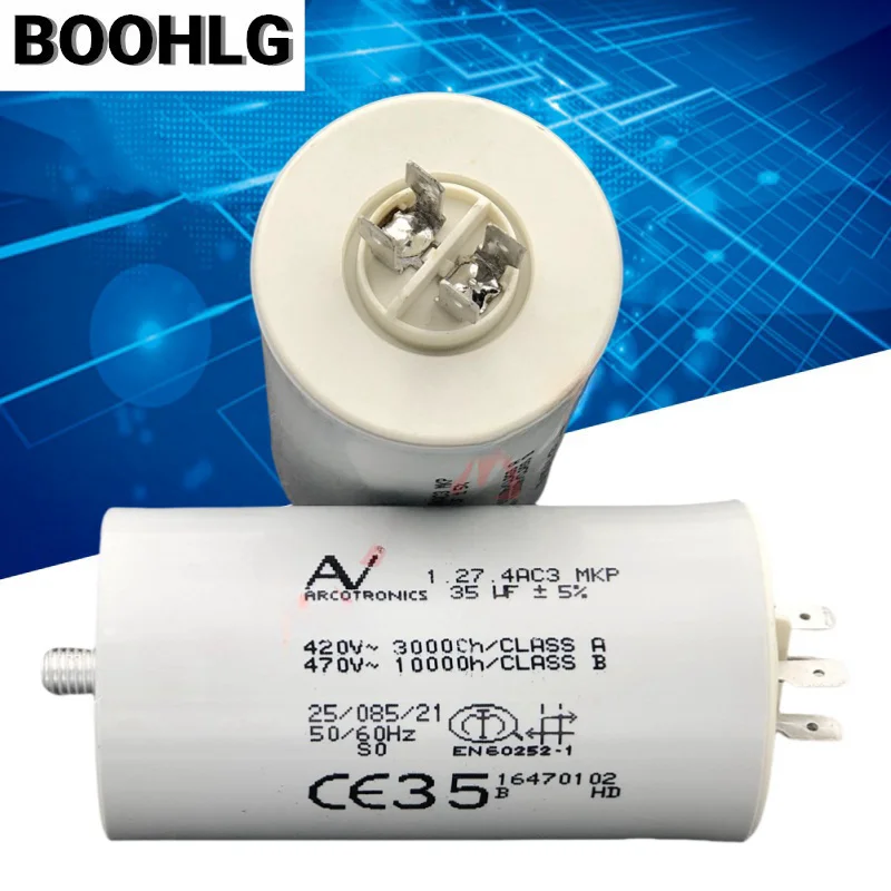 

1 шт. AV 35 мкФ 1,27,4AC3 470 В ARCOTRONICS пусковой конденсатор поколения 1,27,4AC2