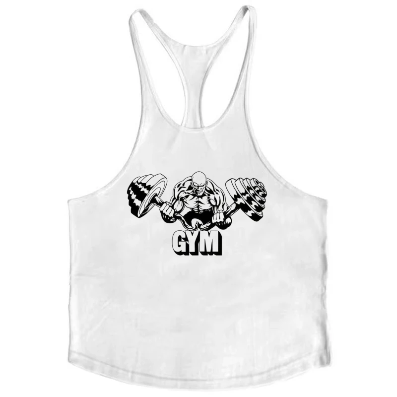 

Майка для бодибилдинга для мужчин, жилет-стрингер для спортзала, майка без рукавов для фитнеса, дышащая прочная спортивная одежда для тренировок