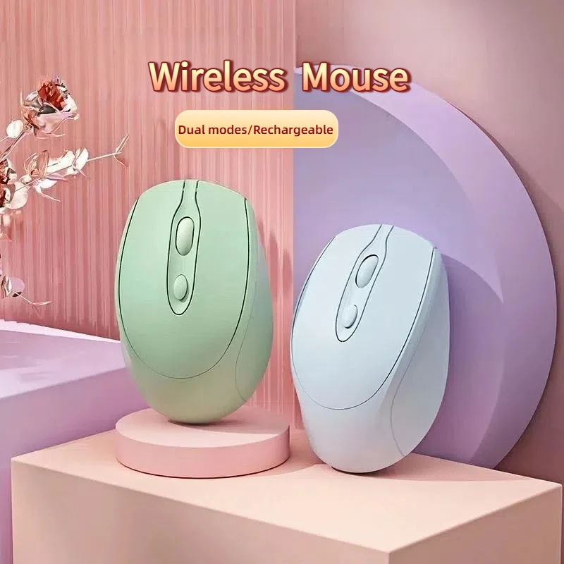 

Rechargeable Mouse Wireless Bluetooth-compatible Mouse Ergonomic Design Portable Game/office Mouse suitable for Laptop Desktop