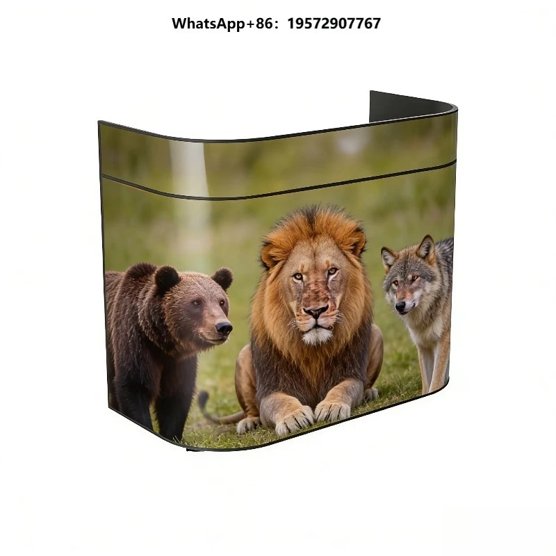 Customized Full Color Outdoor High Brightness LED Display P1.86 Flexible Frontstage Display for Advertising Soft Drink Bar DJ