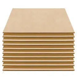 Unfinished Wood 10pcs Thin Plywood Sheets Creative Plywood Sheets For DIY Ornaments And Model Engraving Wood Burning