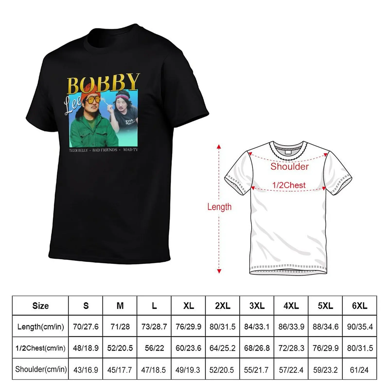 Bobby Lee retro / vintage design T-Shirt Modern Style Print T-Shirt