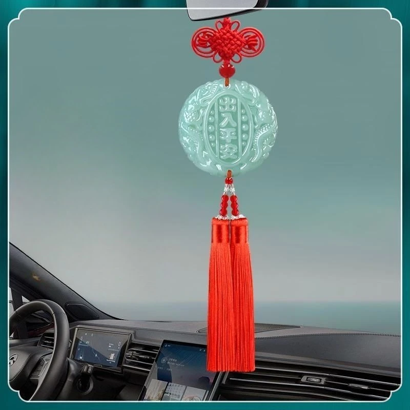 

Premium Car Hanging Ornament Luxury Auto Mirror Pendant for Men Women Safety Charm Decor