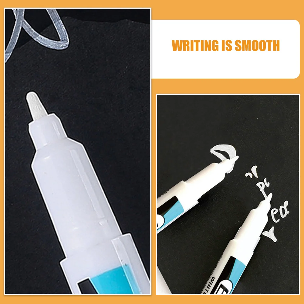 10 قطعة علامات دائمة متعددة الأغراض كتابة سلسة حبر غير قابل للتلاشي قائم على الزيت أقلام تحديد مرئية واضحة لأعمال النجارة المعدنية