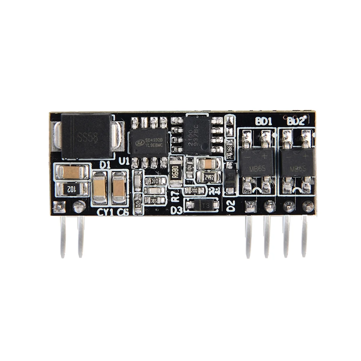 DP1435 12V PoE Module Solid Capacitor Embedded Pin Type Standard 48V Small Size Supports 100M Gigabit