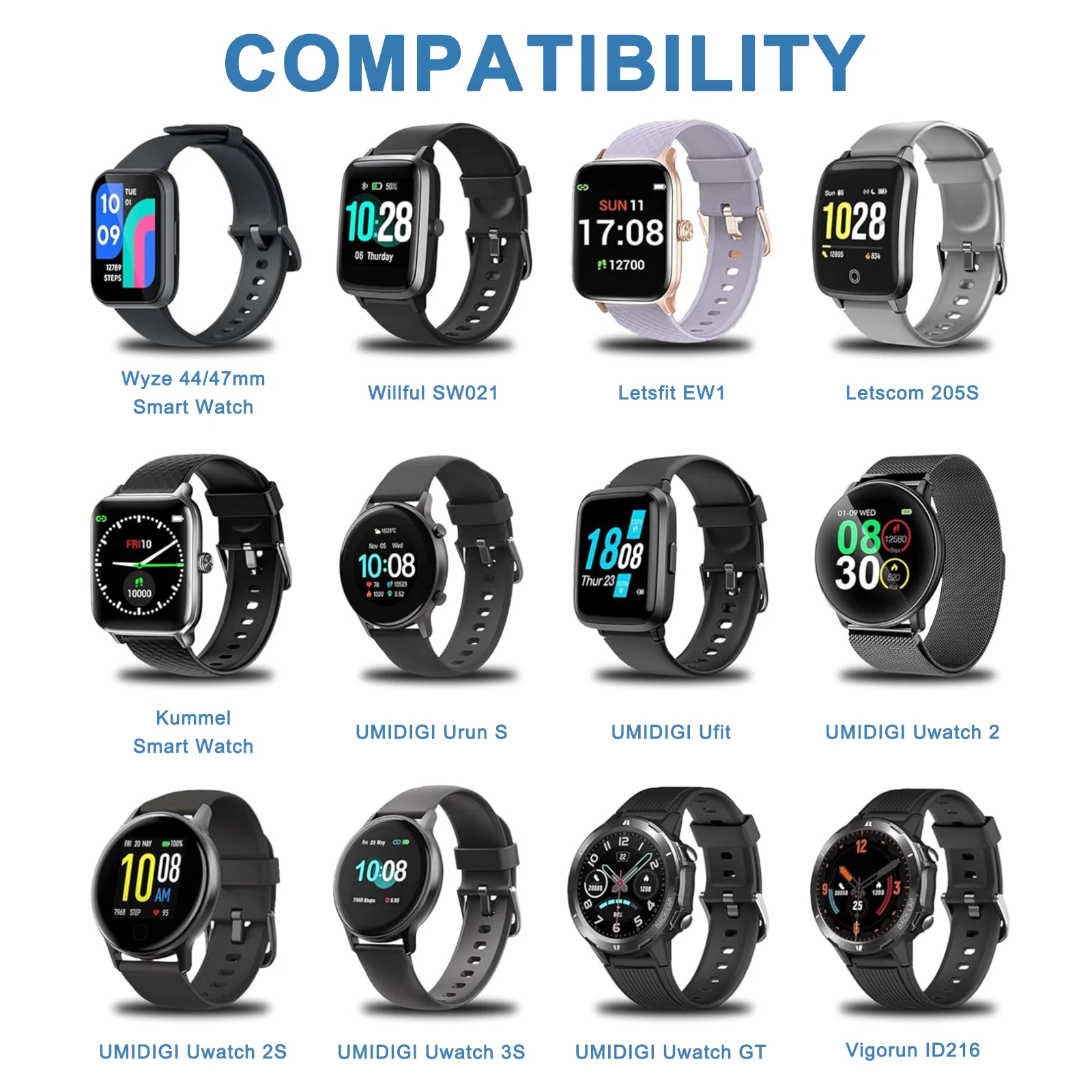 USB Type C Magnetic Charging Cable For Willful YAMAY SW023 ID205L SW021 ID205U ID205S SW025 Charger For Umidigi Uwatch 2 3 2S 3S