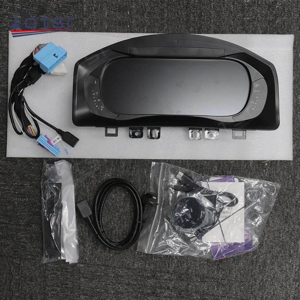 

12,3-дюймовый новый обновленный для Volkswagen Tiguan 2013, скоростной автомобильный ЖК-дисплей, цифровой кластер, виртуальный кабинет, приборная панель, спидометр