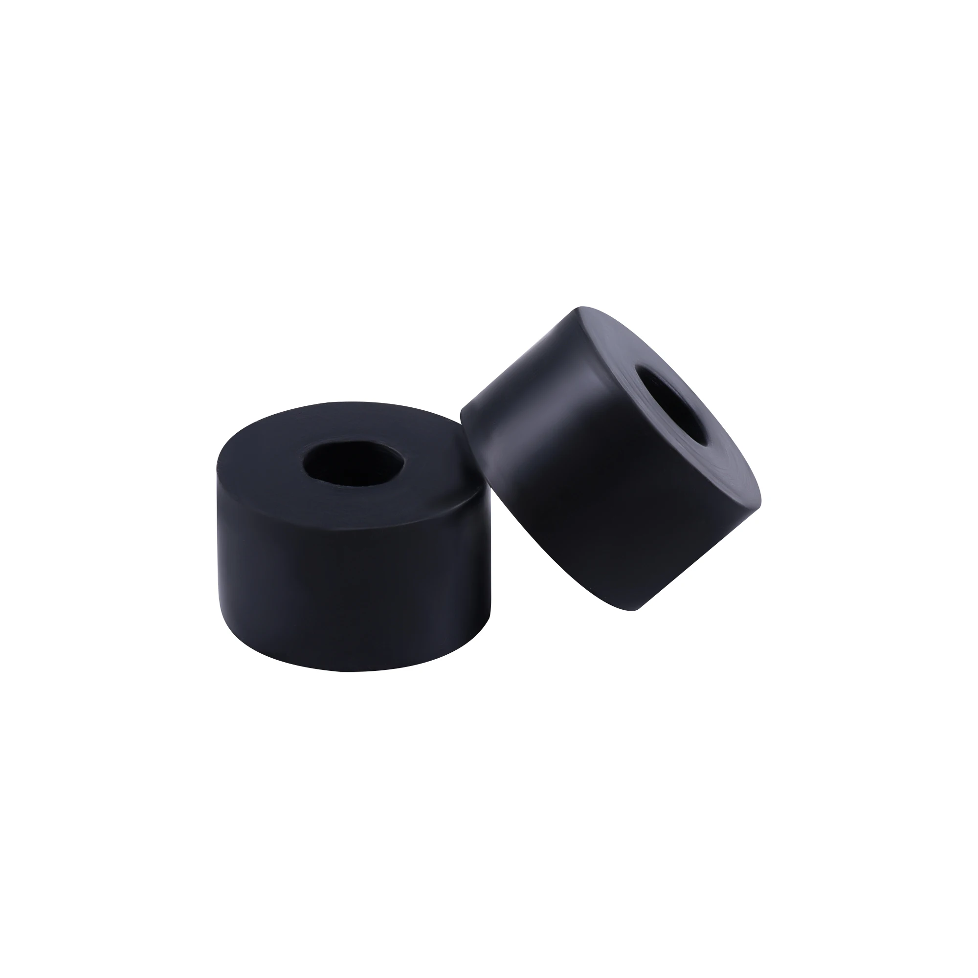 30pcs Rubber Pad Block 25×10×15mm Round Rubber Bushings Washers Black