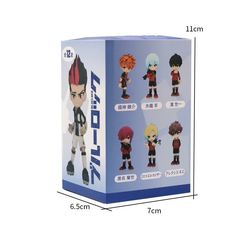 ฟิกเกอร์อนิเมะ BLUE LOCK อิซากิ โยอิจิ ชุด 6 ตัว ของสะสม โมเดลการ์ตูน รุ่นน่ารัก ตุ๊กตาตั้งโต๊ะ ขนาด 9 ซม.