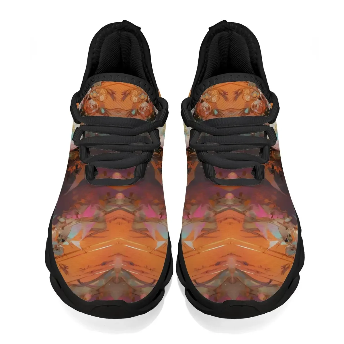 

Children's Casual Shoes Shallow Opening Low Top Flying Woven Halloween Cartoon Pumpkin Horror Theme Lace-up Sports Shoes