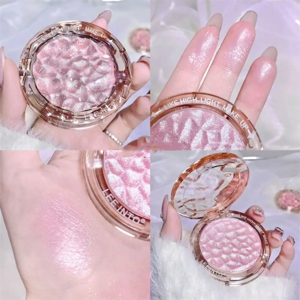 Palette di ombretti Crystal Bright Bright Powder Pearl Evidenziatore in polvere facile da indossare High Gloss Brighten