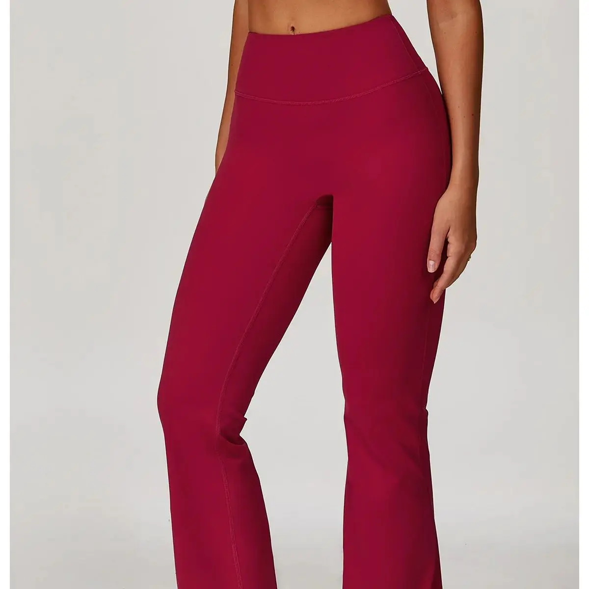 

Sports High Waist Wide Leg Pants Leggings Women's Tights Fitness Bell-bottoms Yoga Elastic Running Push Up Workout Flared Pants