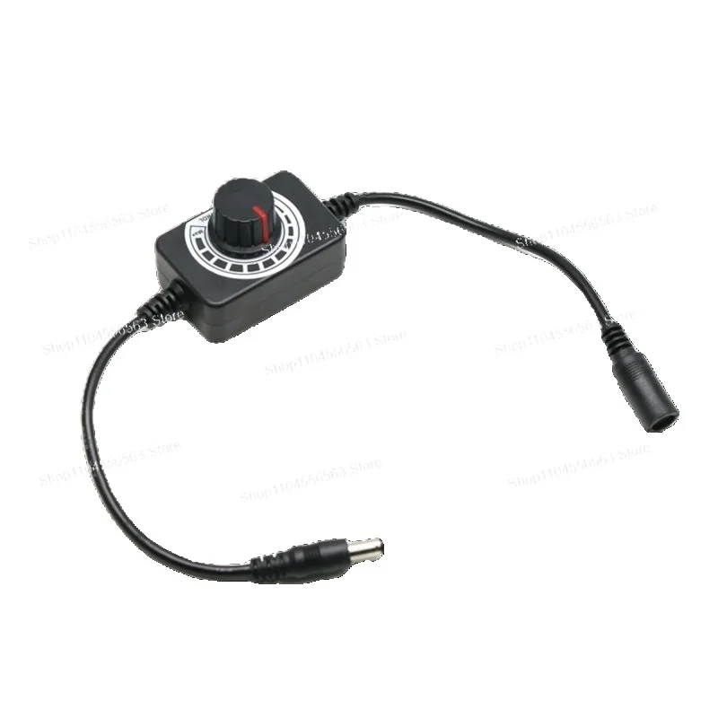 DC12V High Power 5A DC Cooling Fan Governor, Stepless Speed Regulation Can Be Turned Off and Adjusted/LED Light Dimming