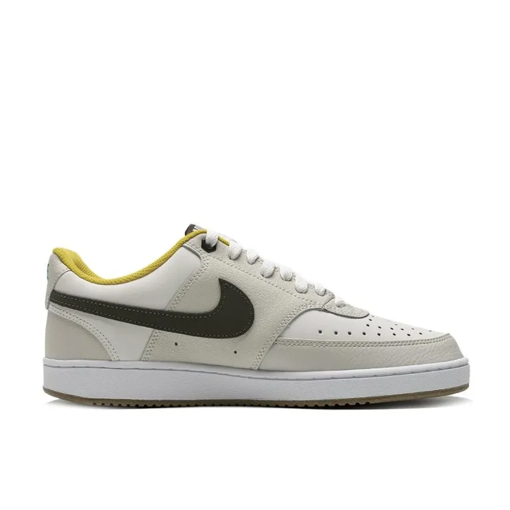 Nike Original COURT VISION 1 LOW Fashion Honderd Boardschoenen Casual schoenen voor heren en dames, wit