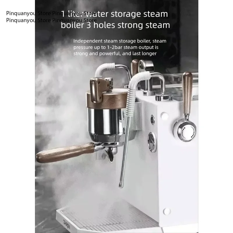 DR7109 Semi-Automatic Lever Espresso Machine, Stepless Variable Pressure Coffee Maker for Home Kitchen Barista Espresso Brewing