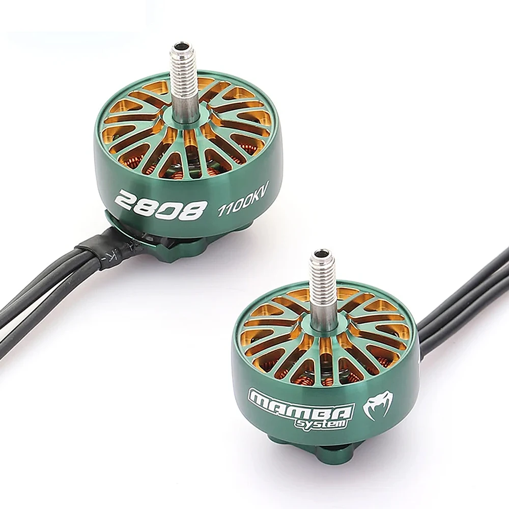 DIATONE MAMBA TOKA 2808 1100KV Brushless Motor W/ 6mm titanium alloy shaft Compatible 7inch Propeller 4-6S for FPV Racing Drone