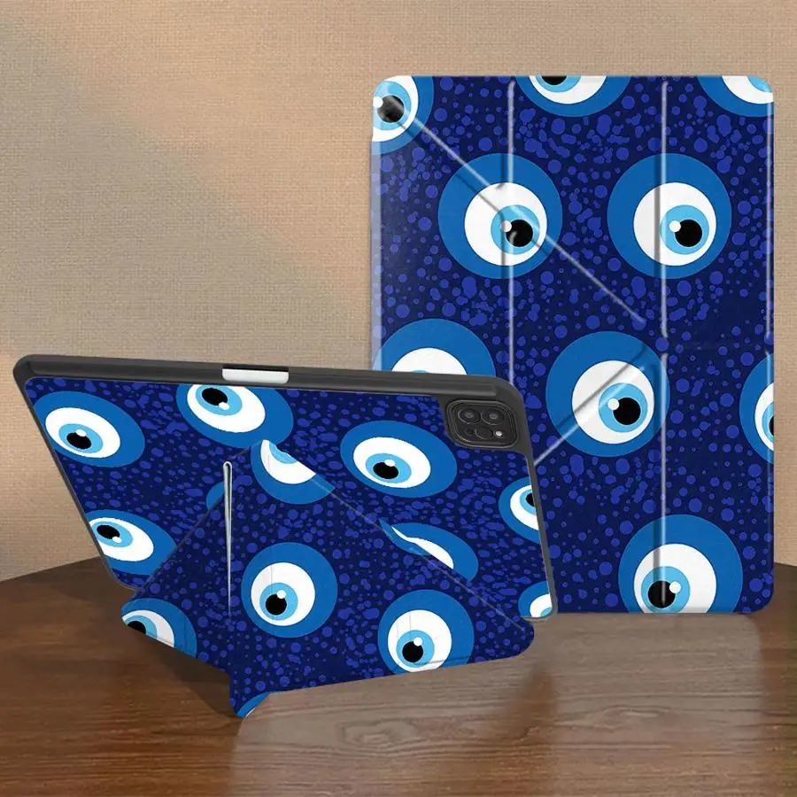 Holder Cover Tablet Case For iPad Pro 2025 Mini 6 7 Air 4 5 M3 M2 M4 11inch Pro 11th 10th 9th 8th 7th 12.9inch Creative Eye 3
